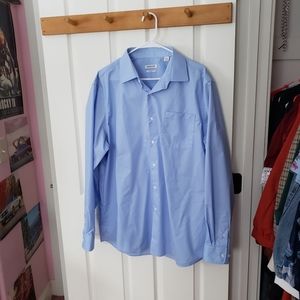 HAGGAR Men's Button Down Dress Shirt